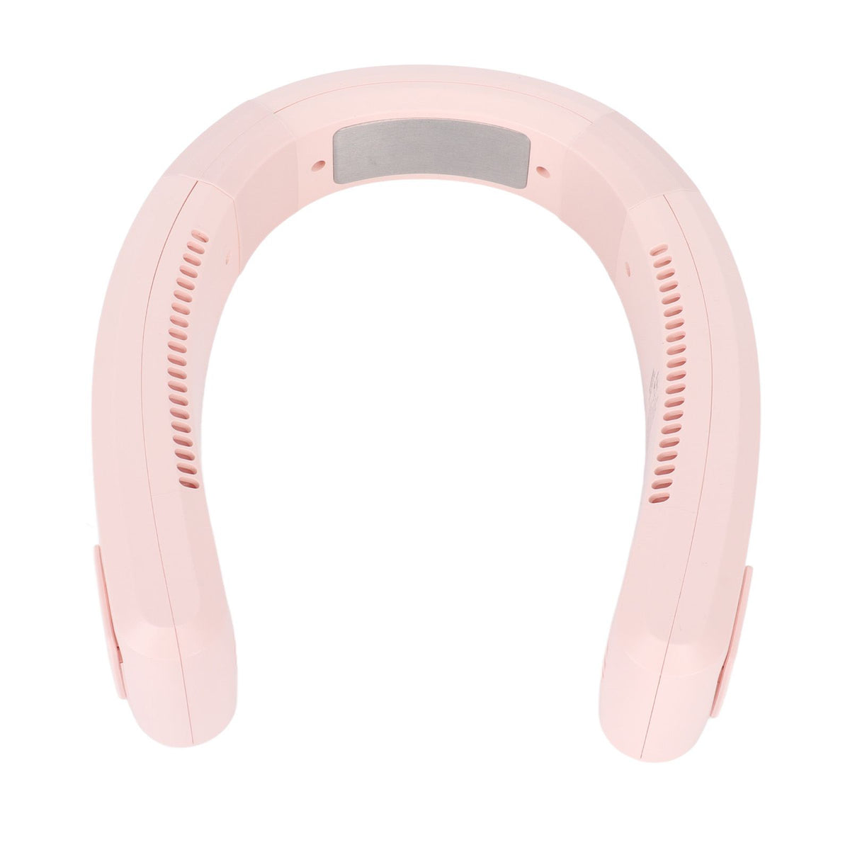 Neck Fan USB Charging 80 Holes 4000 to 5500rpm High Poly Wind Wearable Fan Portable Fan for Household Outdoor Pink