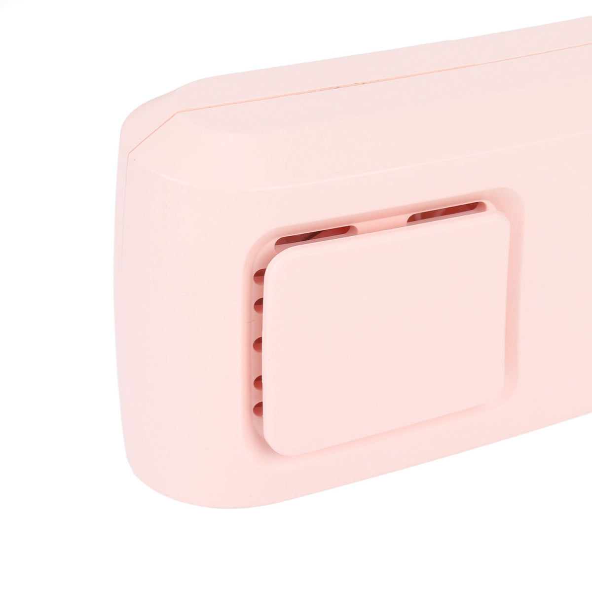 Neck Fan USB Charging 80 Holes 4000 to 5500rpm High Poly Wind Wearable Fan Portable Fan for Household Outdoor Pink