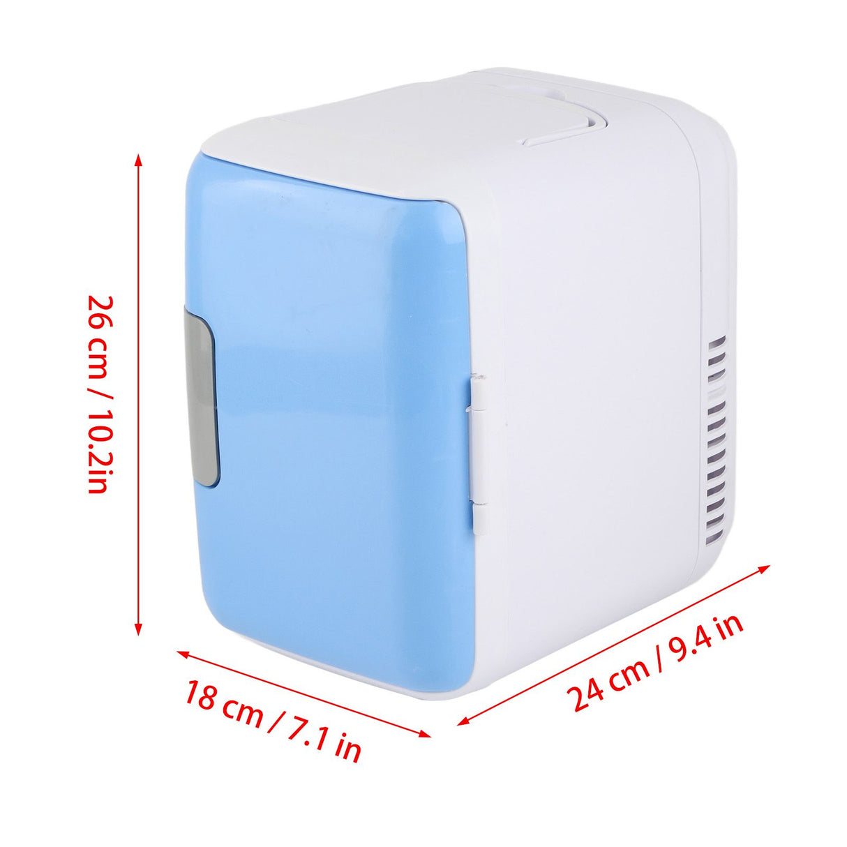 4L Car Refrigerator Large Capacity Small Size Food Grade Liner Cooler Warmer Mini Fridge for Dormitory Office Home