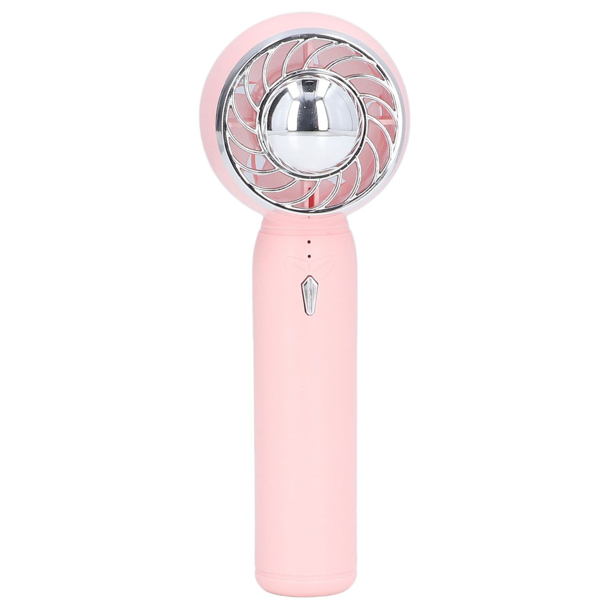 Hand Fan USB 2000mah Battery Charging Supercharged Blades Handheld Desktop Use Portable Rechargeable Fan for Travel Pink