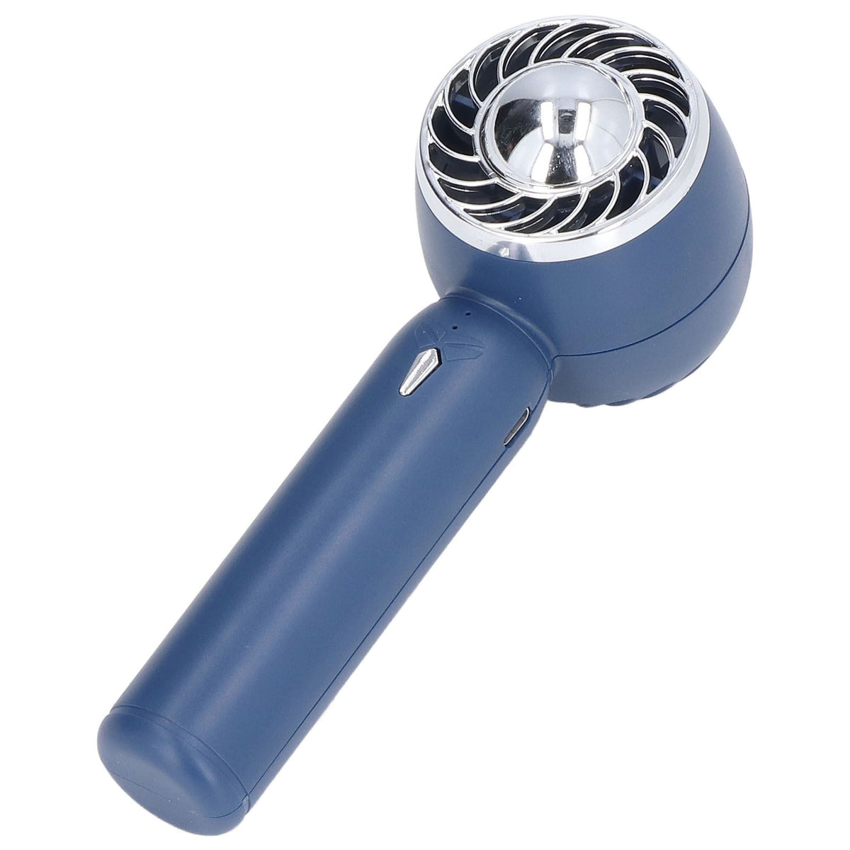 Hand Fan USB 2000mah Battery Charging Supercharged Blades Handheld Desktop Use Portable Rechargeable Fan for Travel Blue
