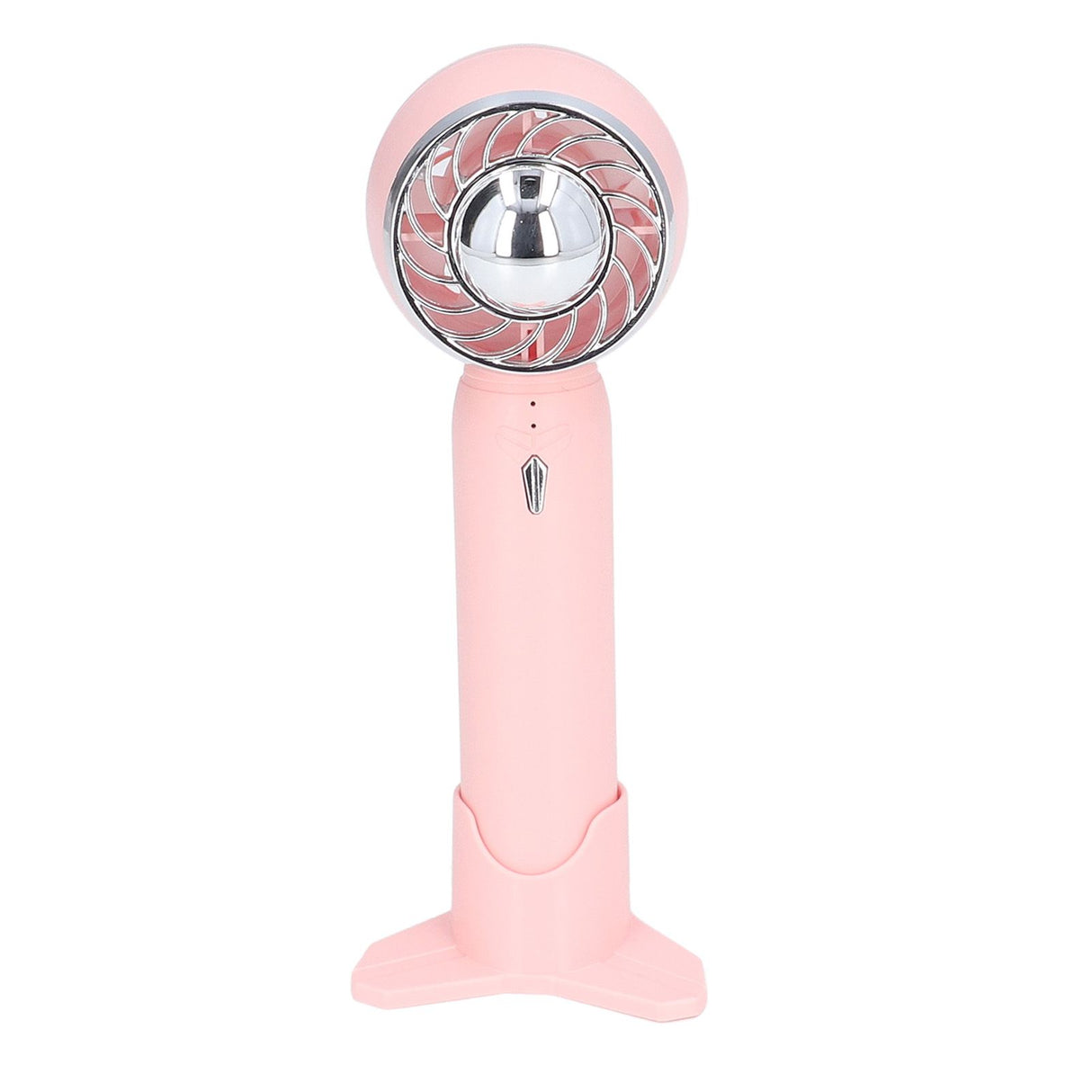Handheld Fan USB Charging 3 Speeds 2000mAh Mini Portable Desktop Fan for Travel School Office Pink
