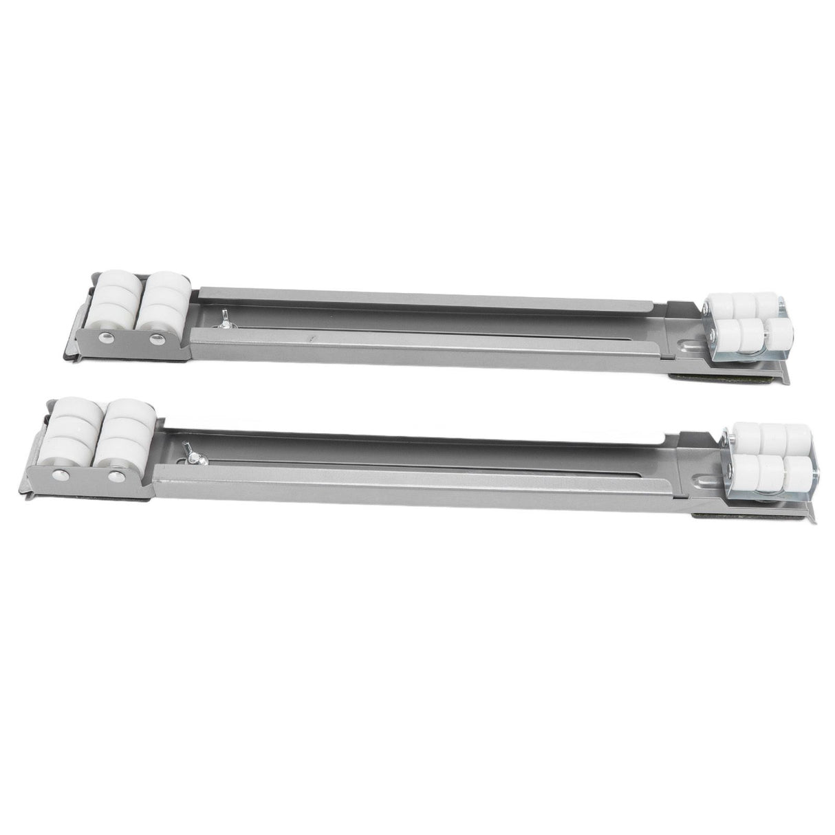 Heavy Duty Extensible Appliance Roller Load Bearing 300KG Universal Wheels Base Appliance Slider for Washer Furniture Silver
