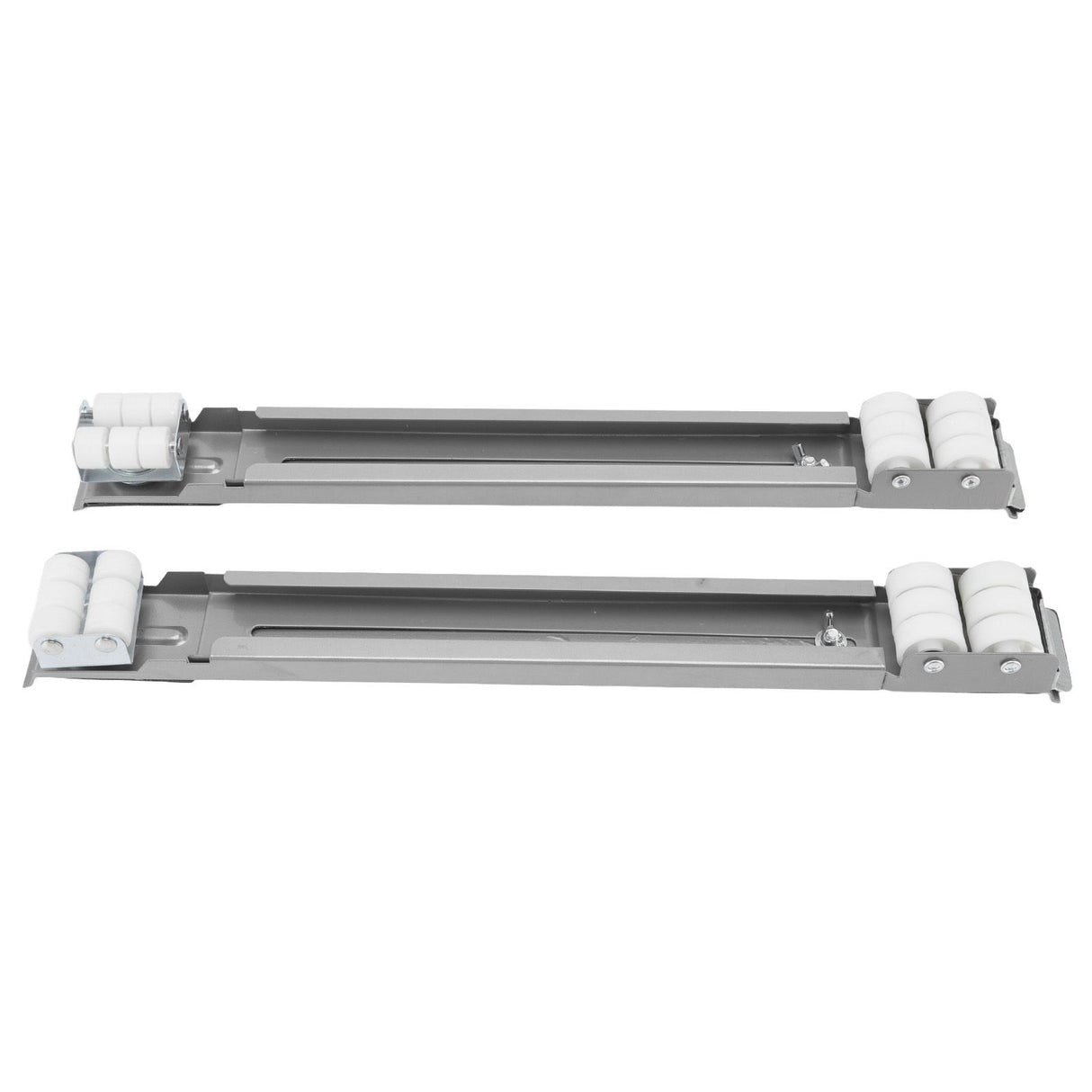 Heavy Duty Extensible Appliance Roller Load Bearing 300KG Universal Wheels Base Appliance Slider for Washer Furniture Silver