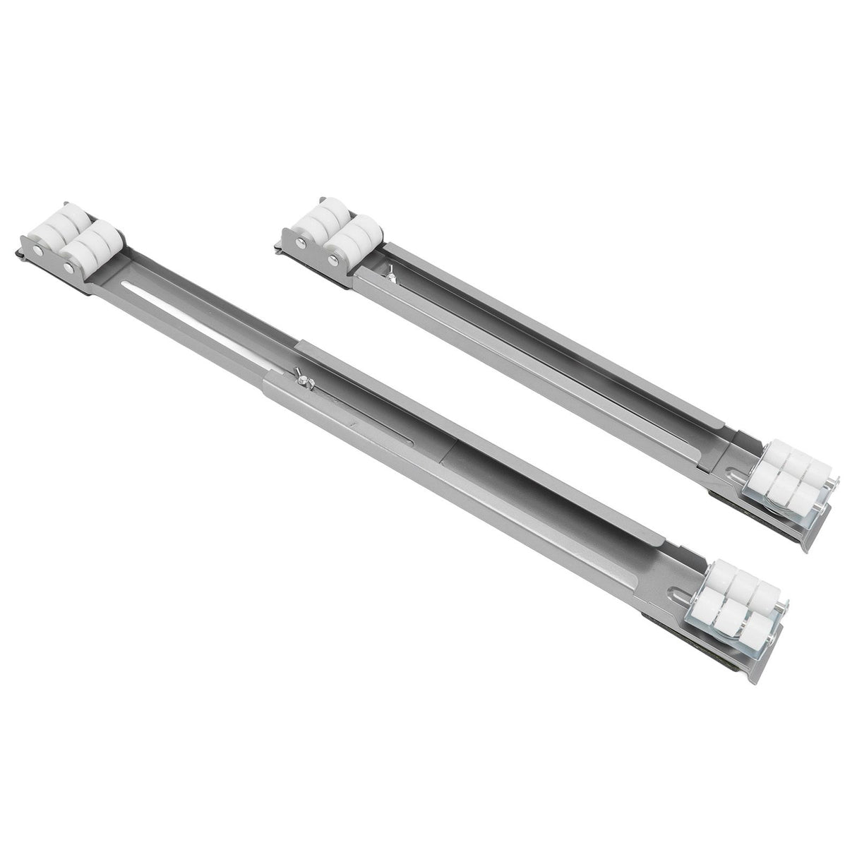 Heavy Duty Extensible Appliance Roller Load Bearing 300KG Universal Wheels Base Appliance Slider for Washer Furniture Silver