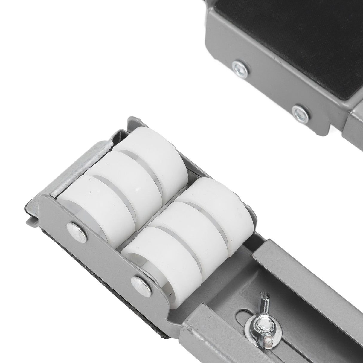 Heavy Duty Extensible Appliance Roller Load Bearing 300KG Universal Wheels Base Appliance Slider for Washer Furniture Silver