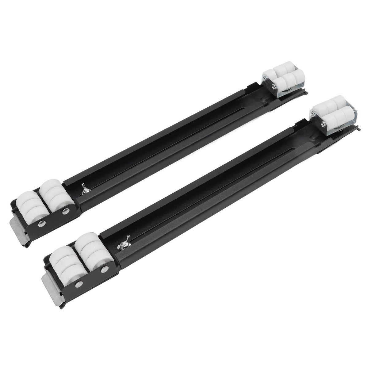 Heavy Duty Extensible Appliance Roller Load Bearing 300KG Universal Wheels Base Appliance Slider for Washer Furniture Black