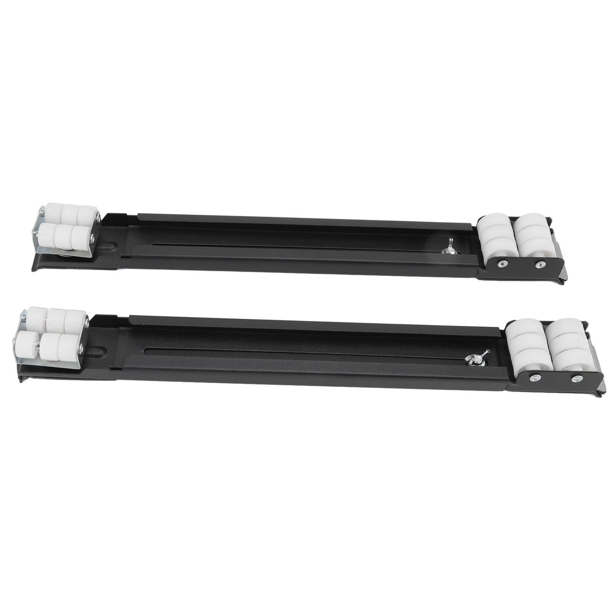 Heavy Duty Extensible Appliance Roller Load Bearing 300KG Universal Wheels Base Appliance Slider for Washer Furniture Black