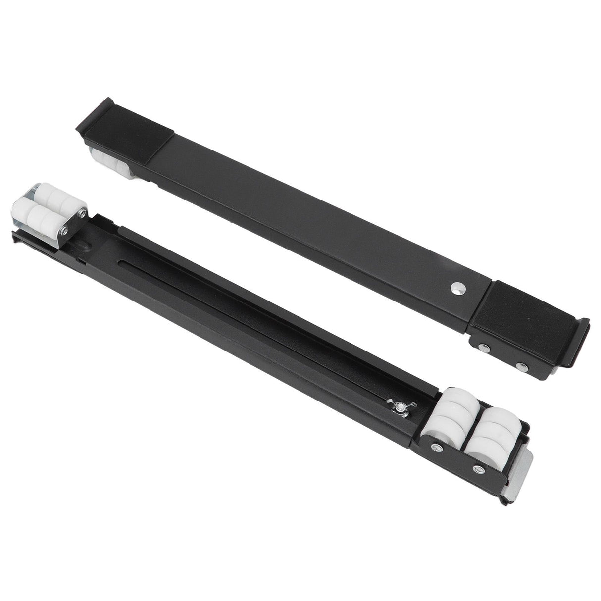 Heavy Duty Extensible Appliance Roller Load Bearing 300KG Universal Wheels Base Appliance Slider for Washer Furniture Black