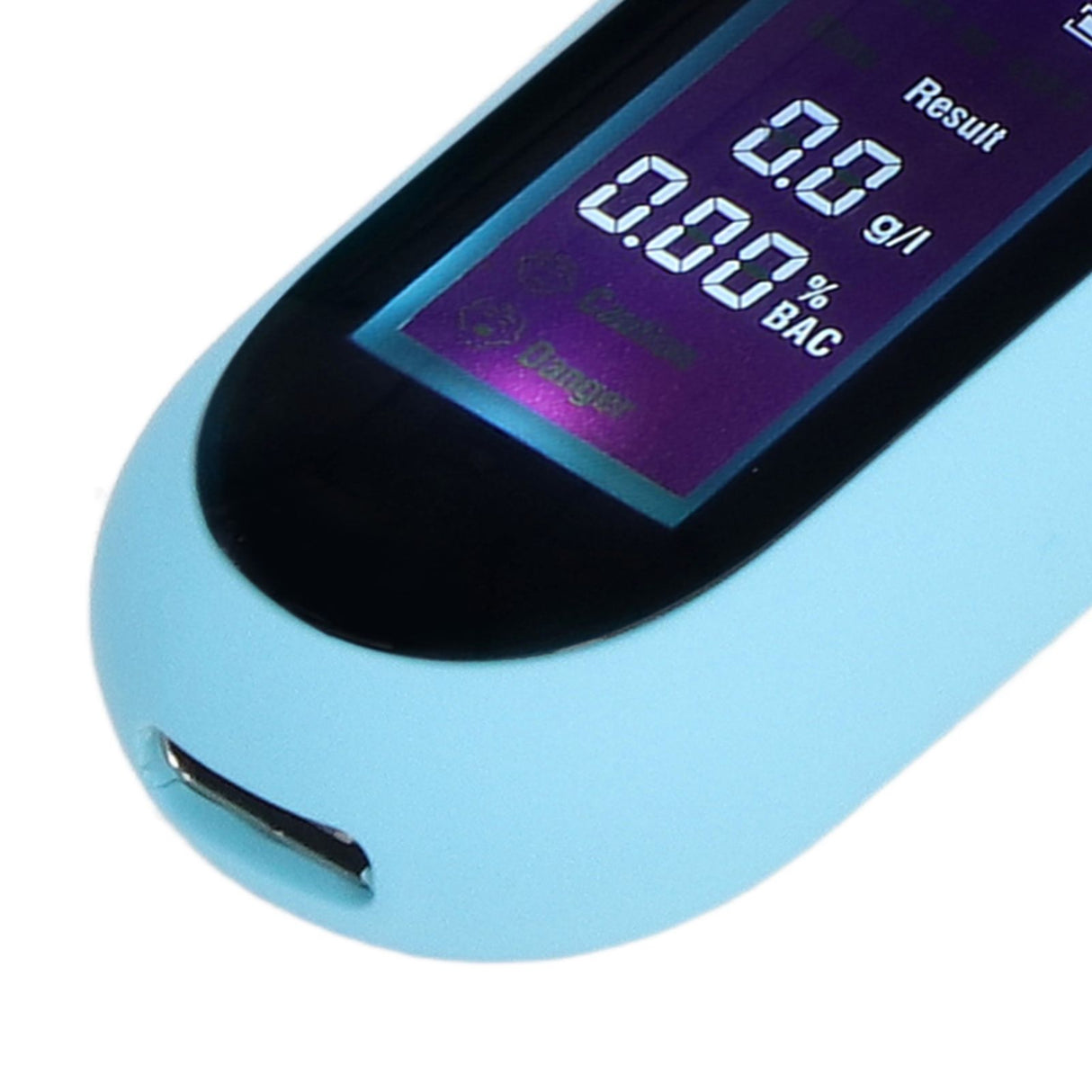 Alcohol Tester LCD 3 Color Display USB Charging Blowing Contactless Testing Alcohol Tester for Professional Use