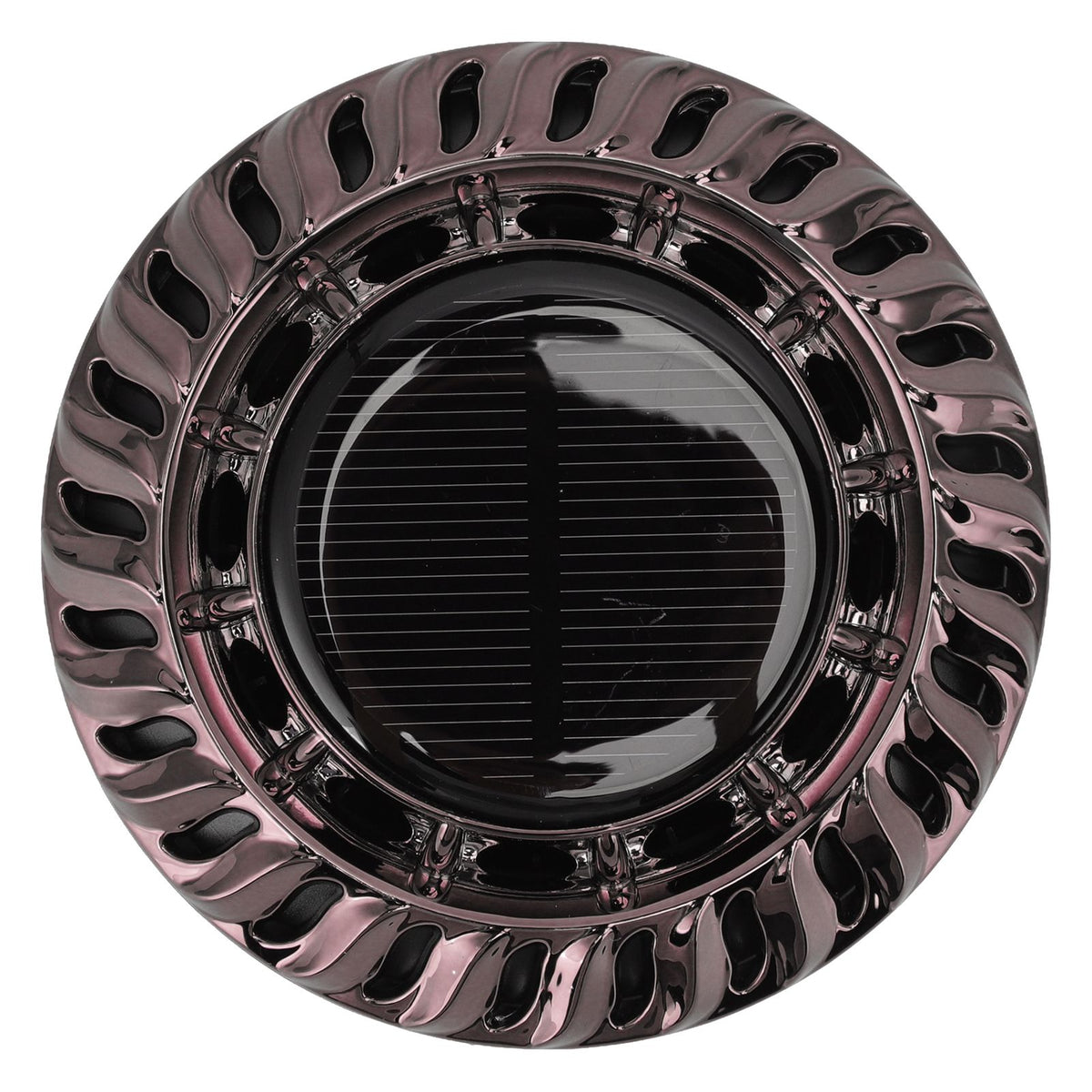 Solar Car Perfume Diffuser Automatic Rotating Decorative Car Aromatherapy Machine for Office Home Silver Black