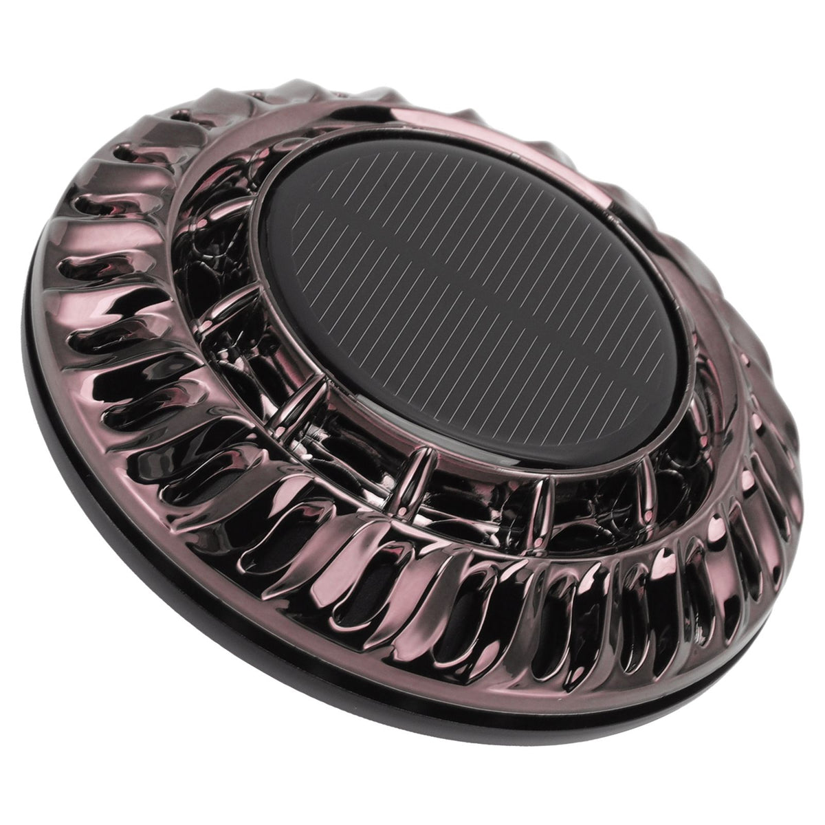 Solar Car Perfume Diffuser Automatic Rotating Decorative Car Aromatherapy Machine for Office Home Silver Black