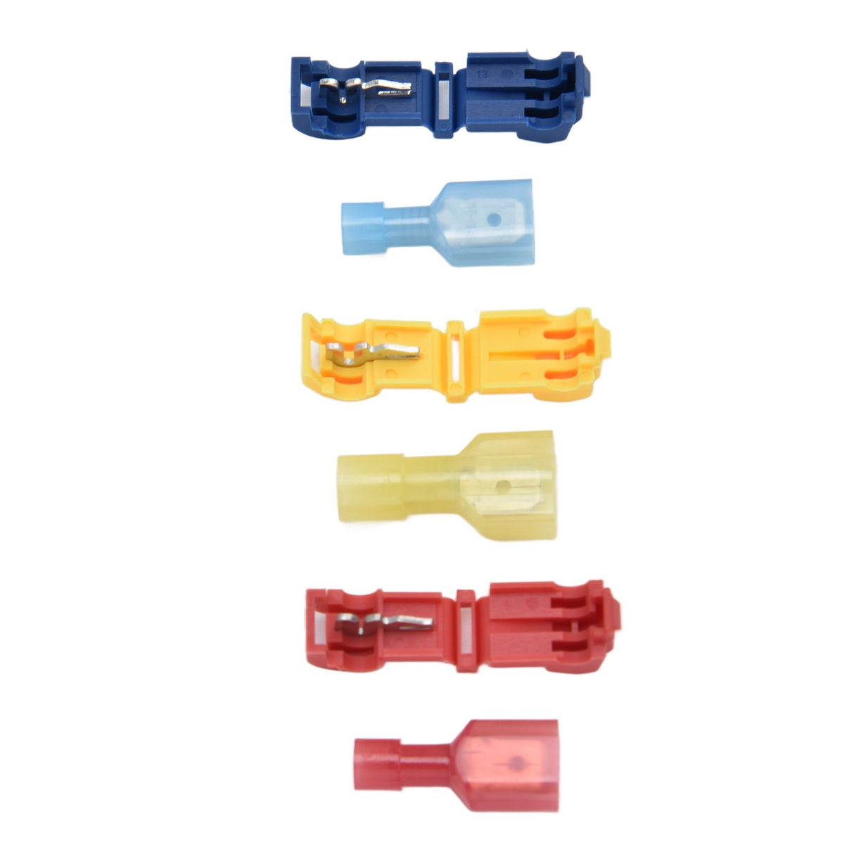 Disconnect Connector Kit T Shape Electrical Insulated Terminals for Home Decoration Circuit Repair