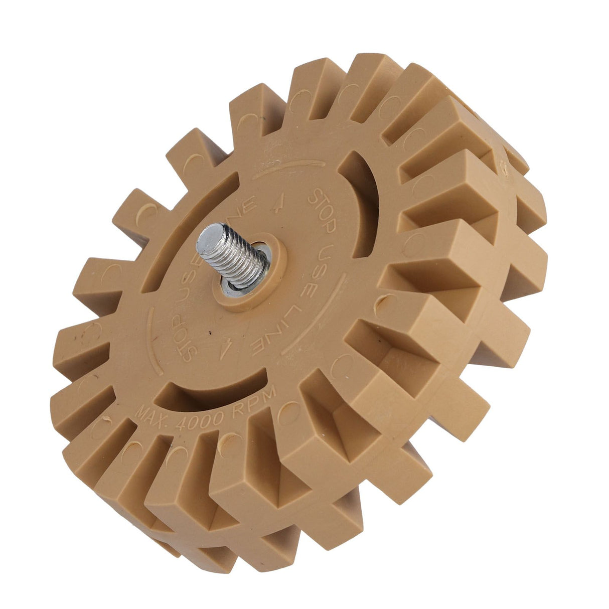 Rubber Eraser Wheel Adhesive Pinstripe Removal Tool for Paint Chrome Windows Metal Finishes Cars