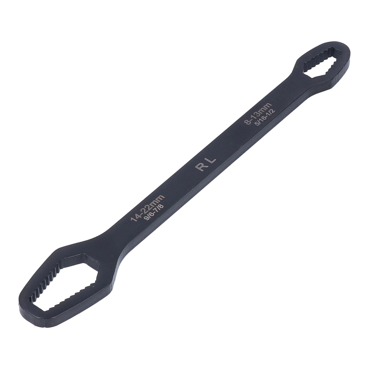 Multifunctional Self Tightening Universal Wrench 8‑22mm High Hardness Double Ended WrenchBlack