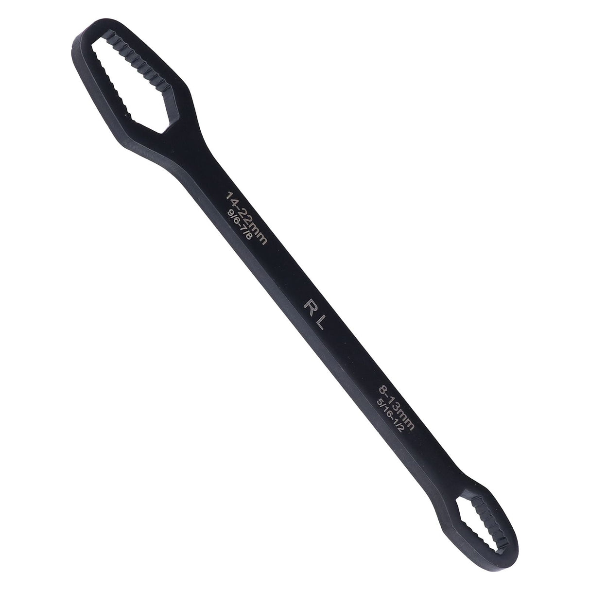 Multifunctional Self Tightening Universal Wrench 8‑22mm High Hardness Double Ended WrenchBlack