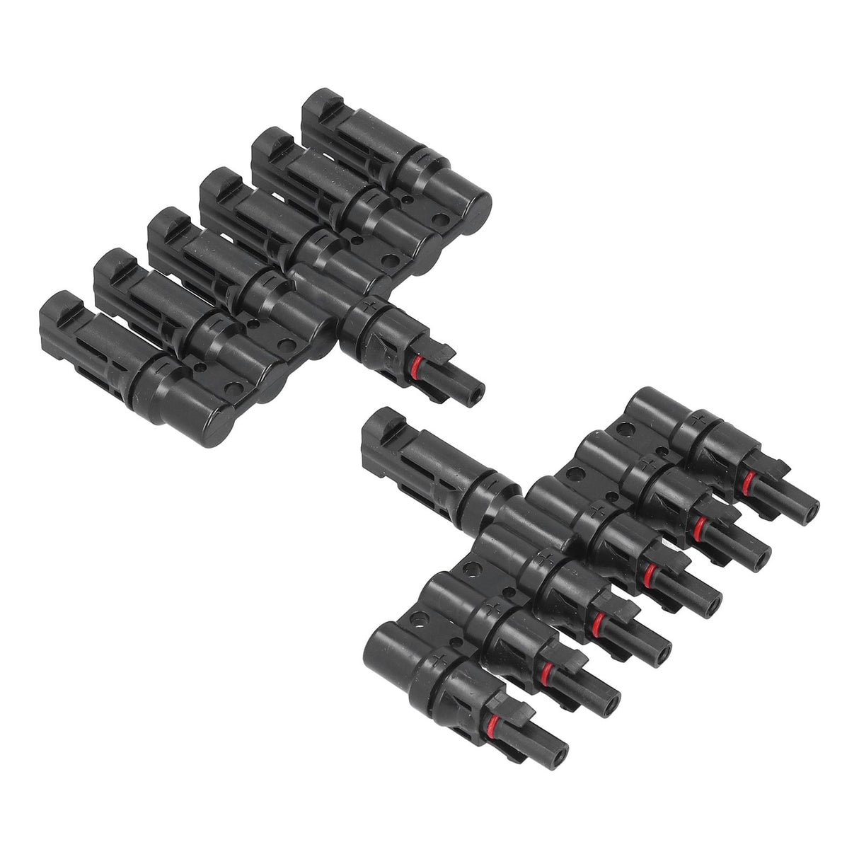 1 to 6 Branch Connector 6 Way Solar Panel Branch Connector Waterproof Male Female Cable Connector