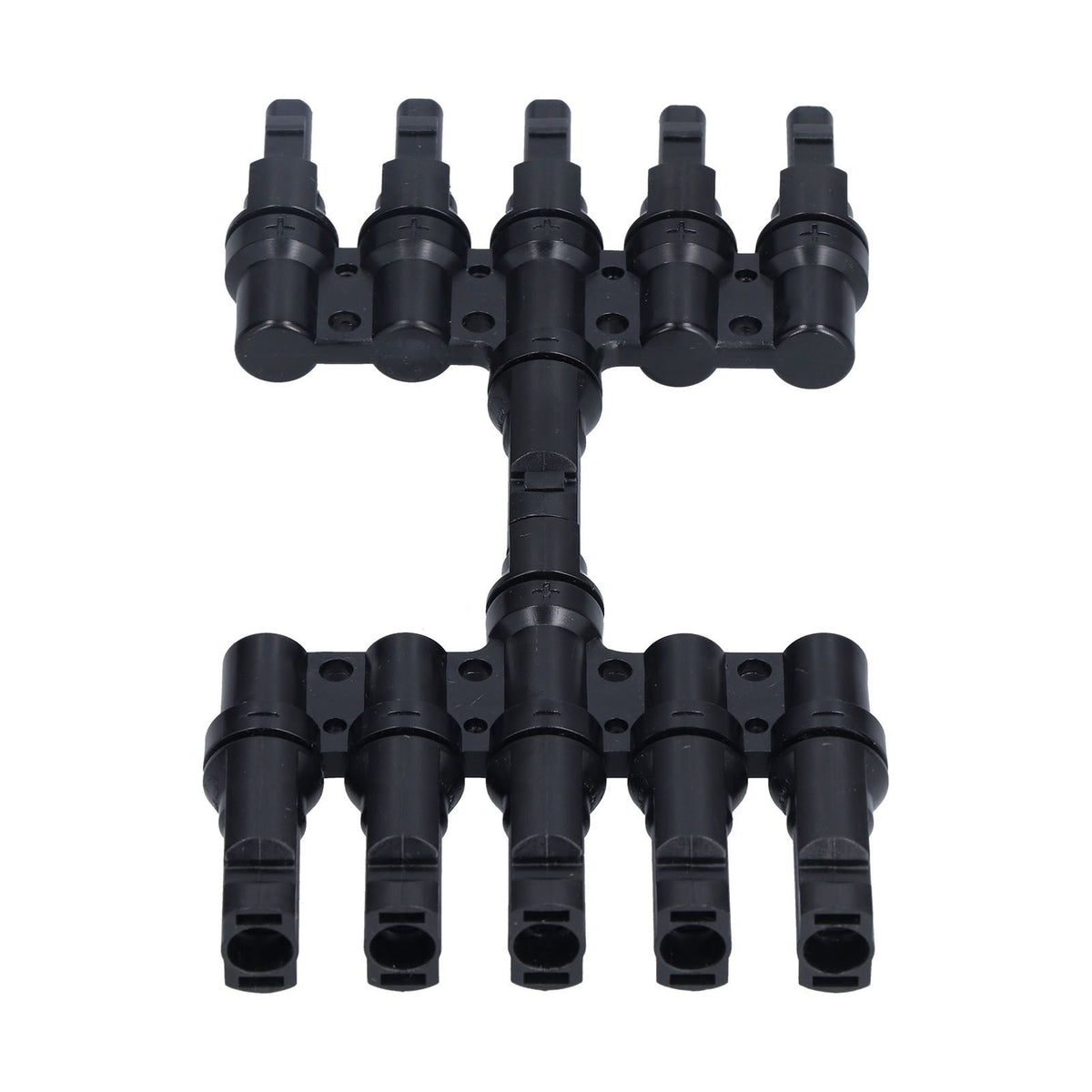 1 to 5 Branch Connector 5 Way Solar Panel Cable Branch Connector IP67 Waterproof Male Female Connector