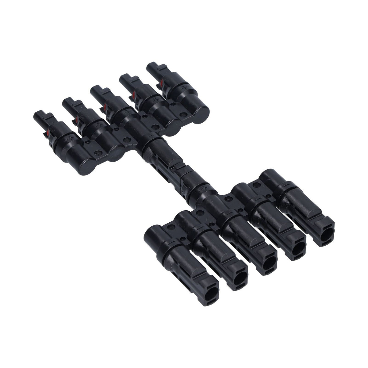 1 to 5 Branch Connector 5 Way Solar Panel Cable Branch Connector IP67 Waterproof Male Female Connector