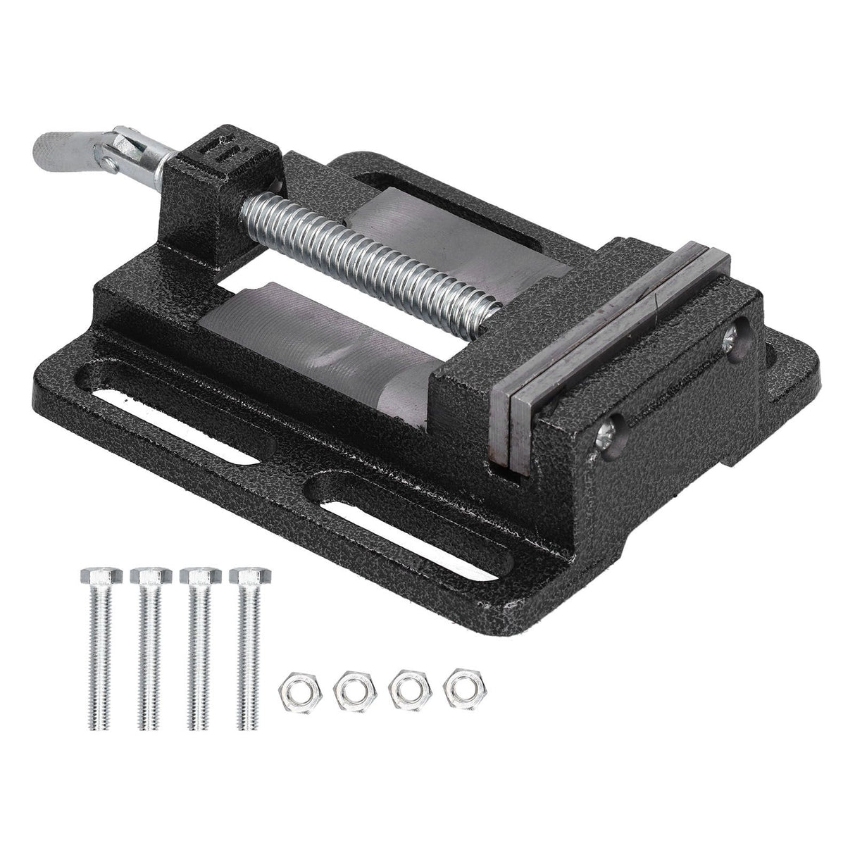 Flat Drill Press Vise American Style Accurate Mini Bench Vise for Home Mechanical Maintenance