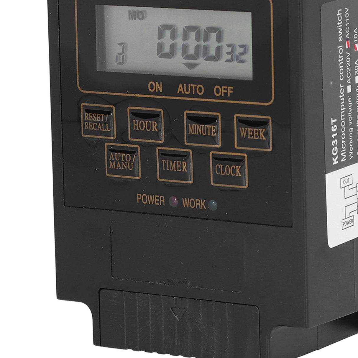 110V Timer Switch Kg316t Automatic Timing Controller 10A for Outdoor Street Lamp Power