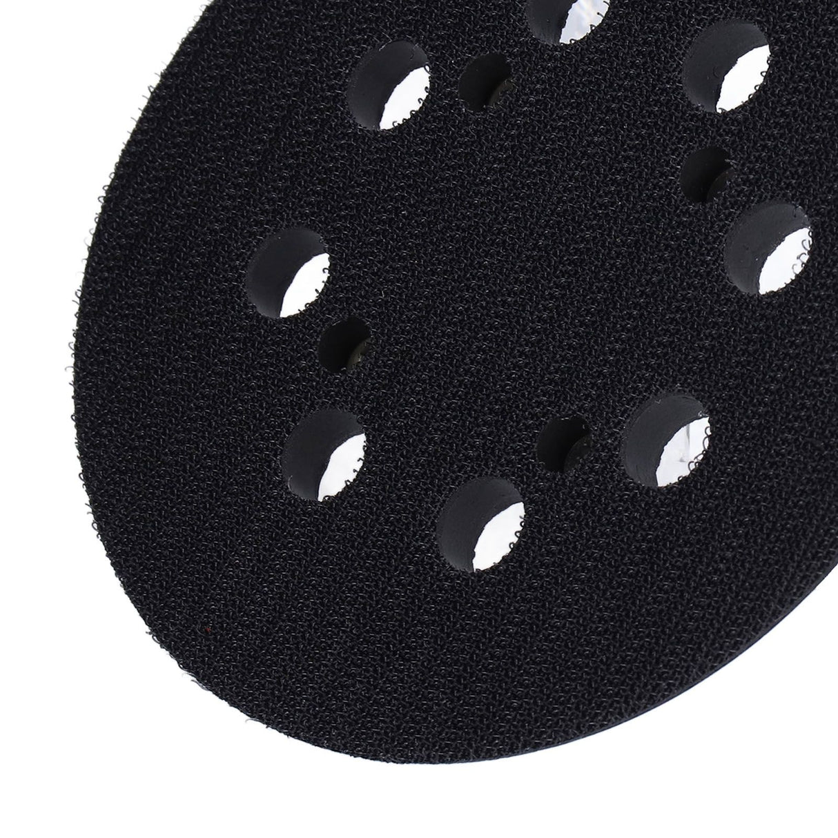 5in Polisher Backing Plate 8‑Hole Black Aluminum Alloy for Electric Sander Finishing Buffing