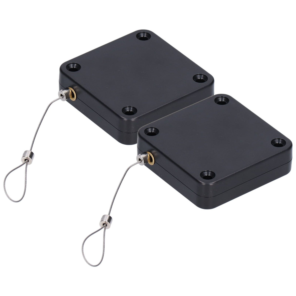 2Pcs Automatic Door Closer Punch Free Multifunctional 800G Pull Strong Tensile Force Wear Resistance Sensor Door Closer