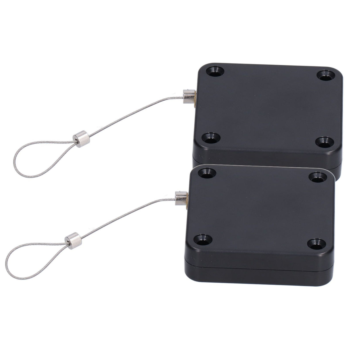 2Pcs Automatic Door Closer Punch Free Multifunctional 800G Pull Strong Tensile Force Wear Resistance Sensor Door Closer