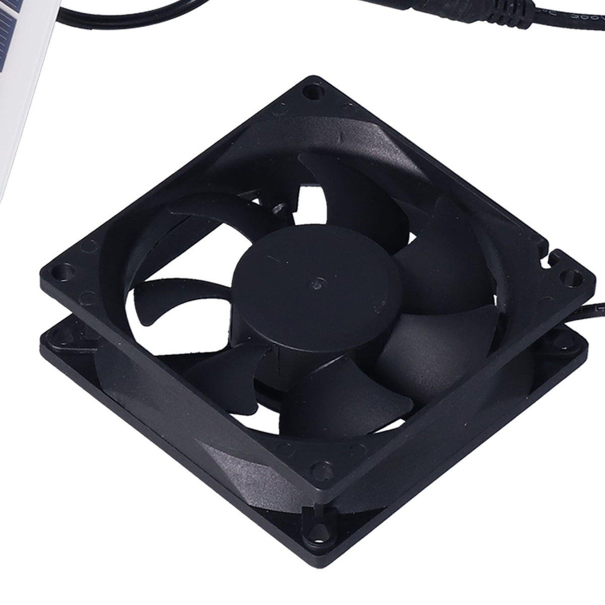 2.5W Solar Panel Fan Solar Pet Exhaust Air Flowing Fan for Outdoor Breeding Planting