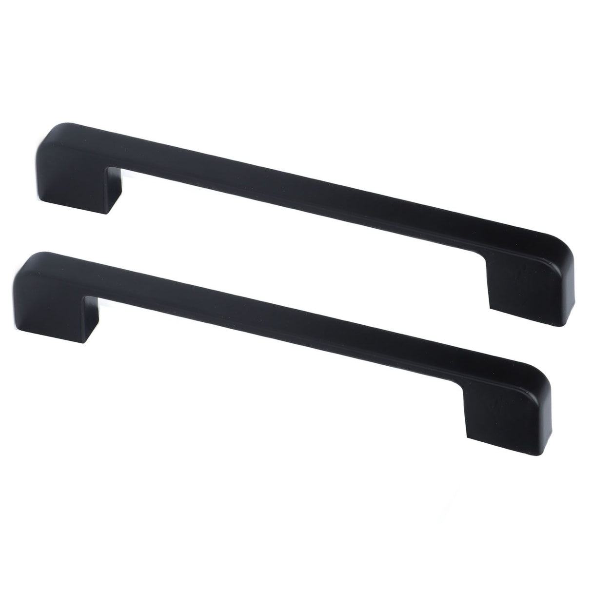 2pcs Cabinet Pulls Black Zinc Alloy Kitchen Drawer Handles with Screws for Drawer Wardrobe Cupboard Door