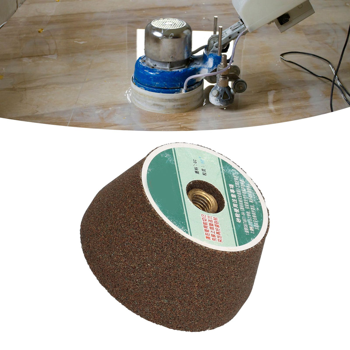 Grinding Wheel Strong Stability Good Grinding Effect High Removal Rate Angle Grinder Grinding Head for Industry50 Mesh