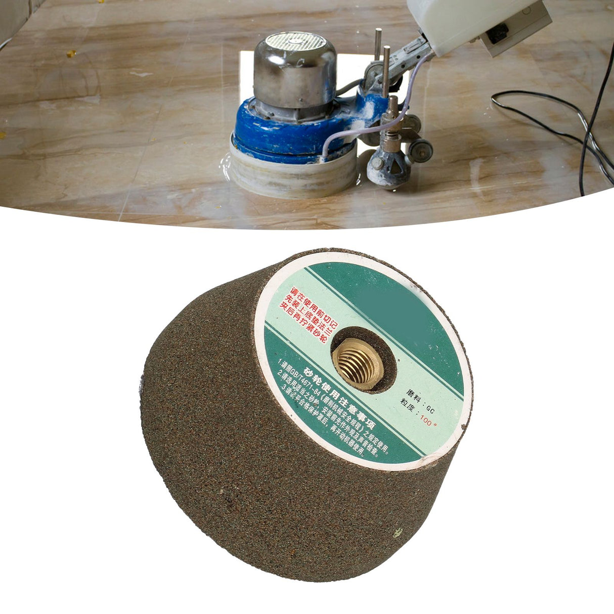 Grinding Wheel Strong Stability Good Grinding Effect High Removal Rate Angle Grinder Grinding Head for Industry100 Mesh