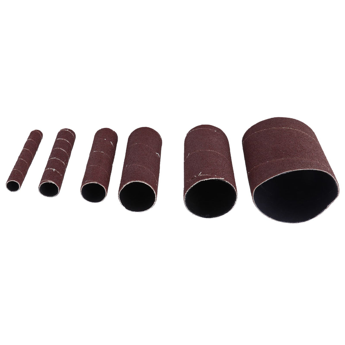 6Pcs Sandpaper Ring Sandpaper Roll Sanding Sleeves Wood Sanding Metal Rust Removing for Electric Grinder