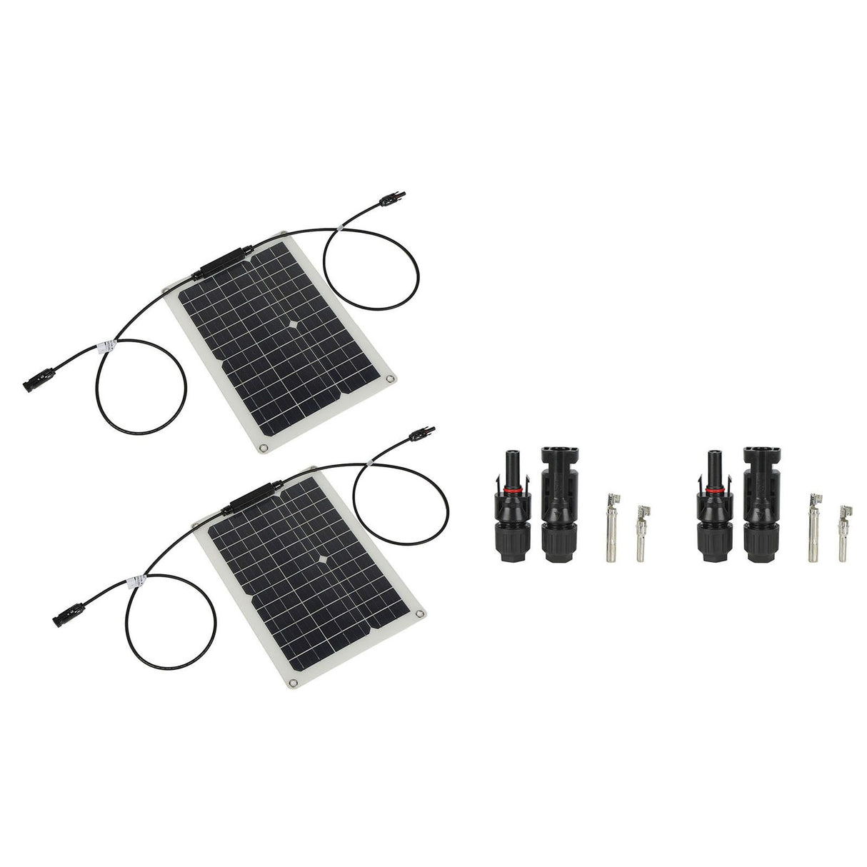 15W Solar Panel Portable Waterproof Monocrystalline Solar Charging Board for Outdoor Car Motor YachtSolar Panel