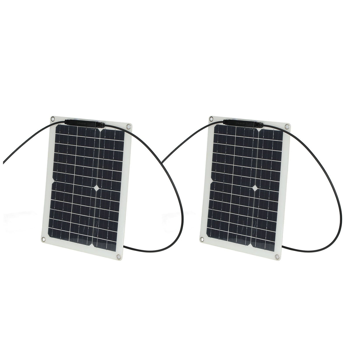15W Solar Panel Portable Waterproof Monocrystalline Solar Charging Board for Outdoor Car Motor YachtSolar Panel