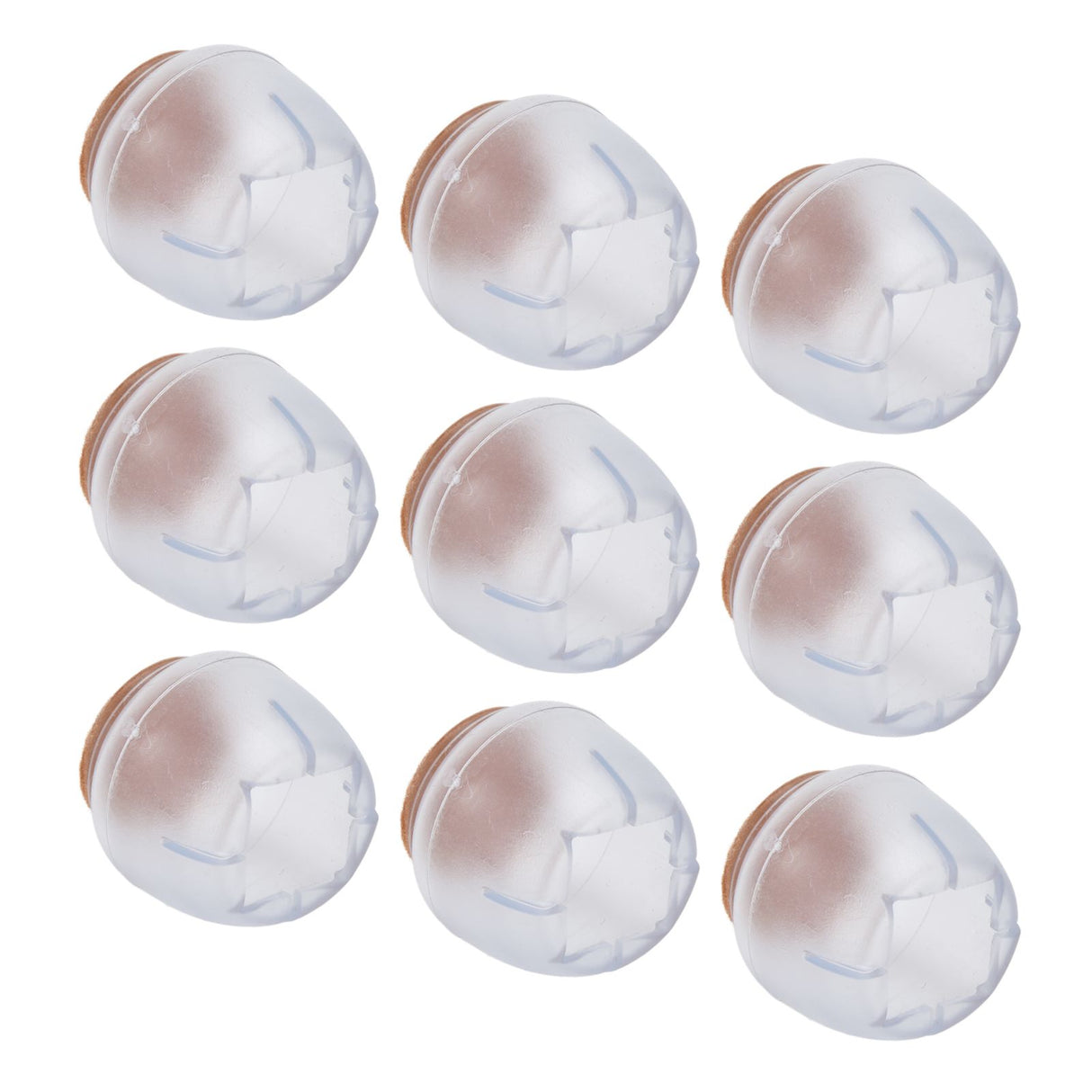 40PCS Chair Leg Protector Thickened Silicone Table Leg Cover Transparent Non Slip Furniture Leg Protector