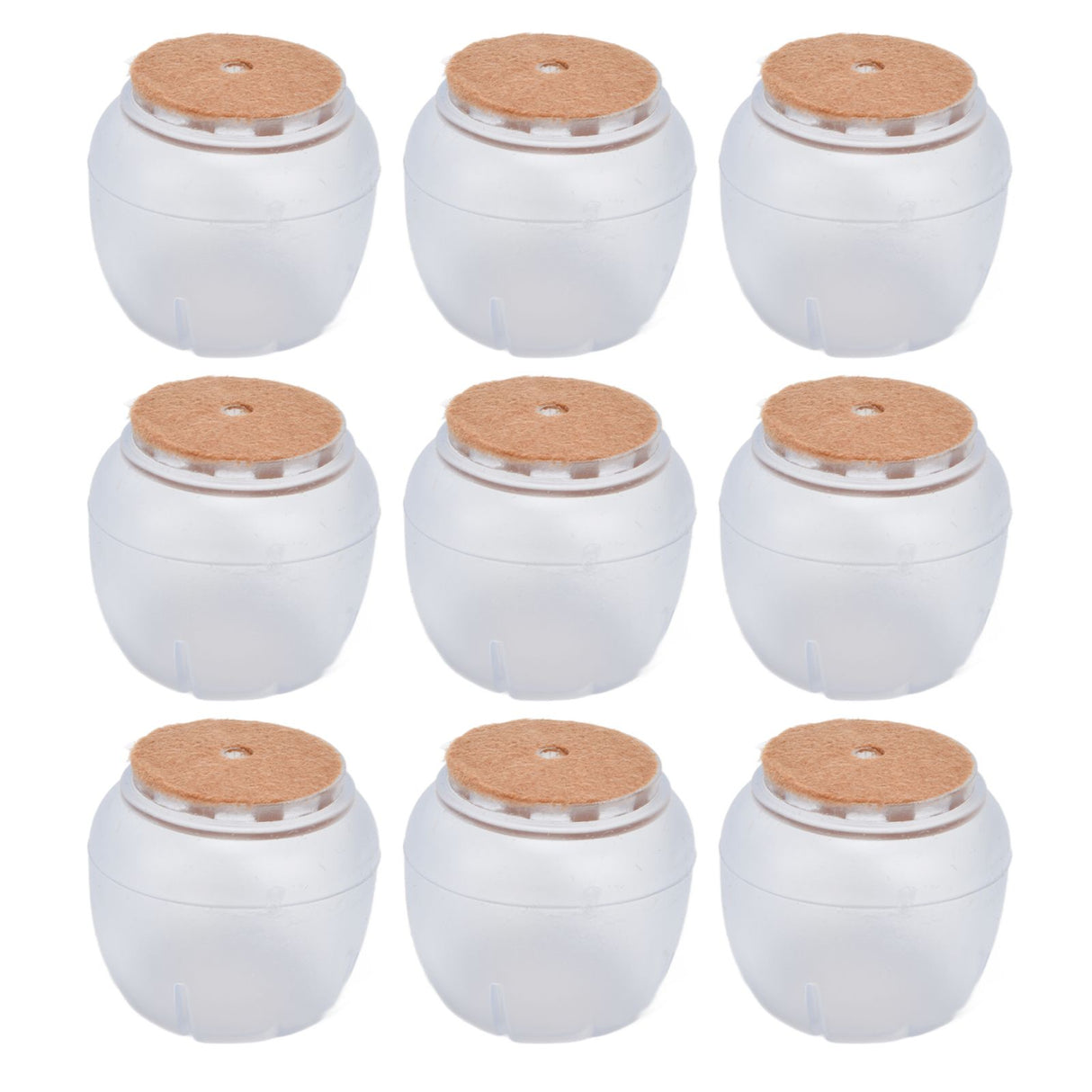 40PCS Chair Leg Protector Thickened Silicone Table Leg Cover Transparent Non Slip Furniture Leg Protector