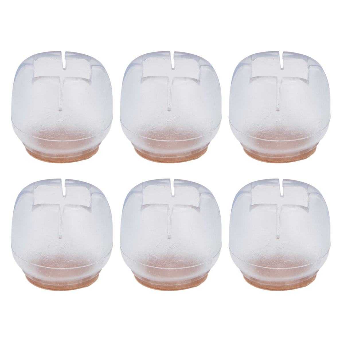40PCS Chair Leg Protector Thickened Silicone Table Leg Cover Transparent Non Slip Furniture Leg Protector
