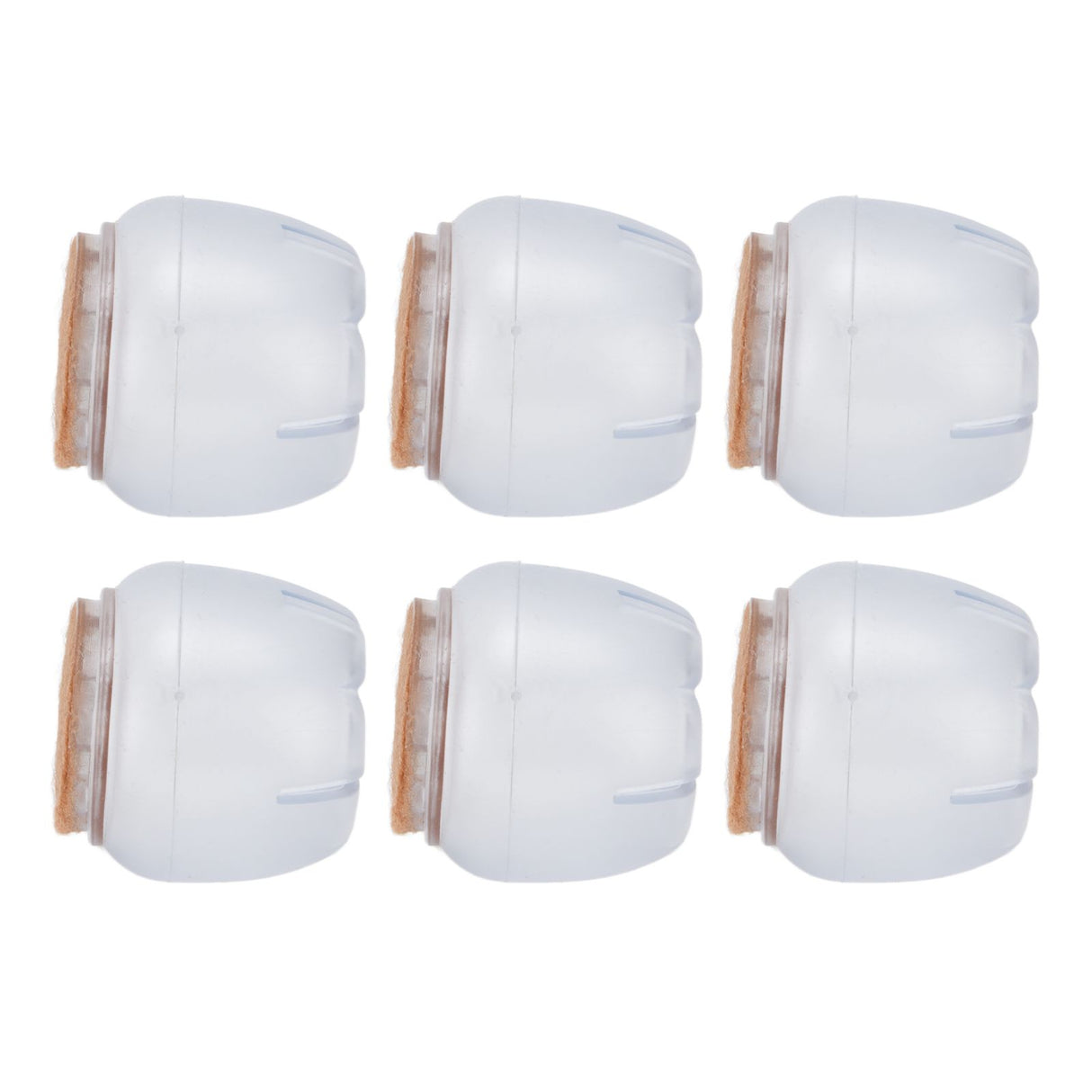 40PCS Chair Leg Protector Thickened Silicone Table Leg Cover Transparent Non Slip Furniture Leg Protector