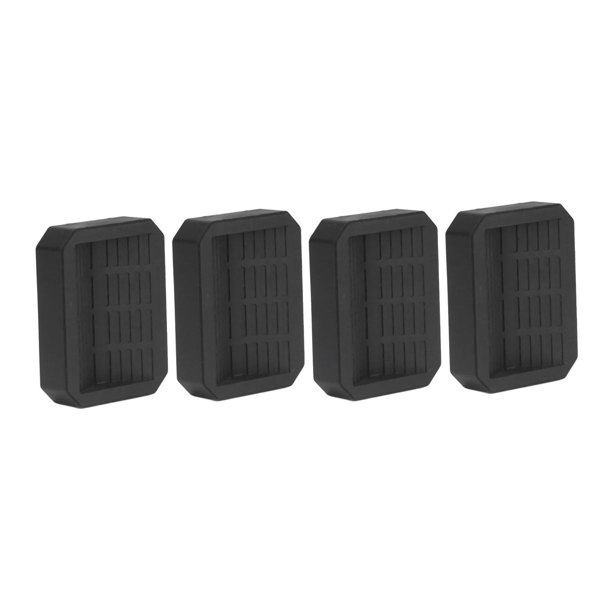 4Pcs Chair Caster Fixing Pad Rubber Refrigerator Wheel Protective Cup Noise Reduction for Home Office