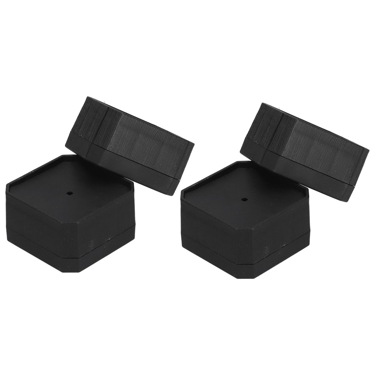 4Set Square Furniture Leg Pad Rubber Non Slip Table Chair Refrigerator Feet Protectors Noise Reduction