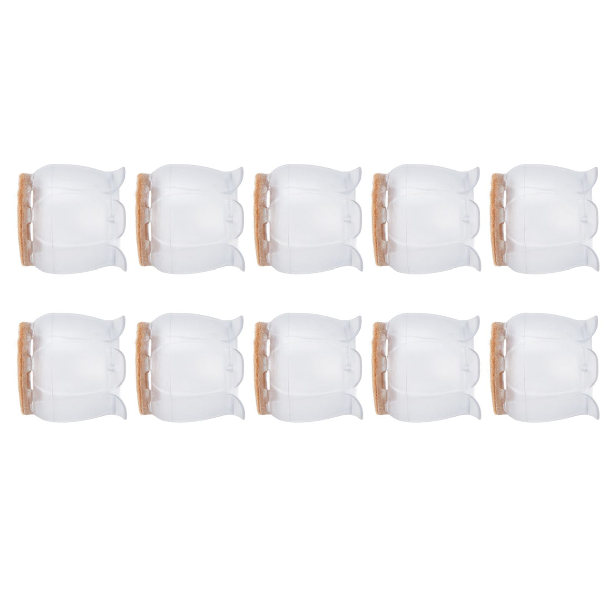 10PCS Chair Leg Floor Protector Office Table Leg Cover Anti Slip Rubber Felt Furniture Leg CoverS