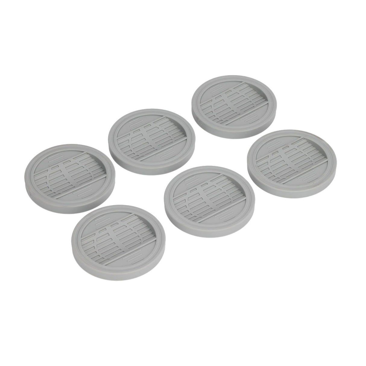 6PCS Rubber Furniture Pads Stoppers Floor Protector for Bed Office Chair Cabinet Sofa Closet Wheels