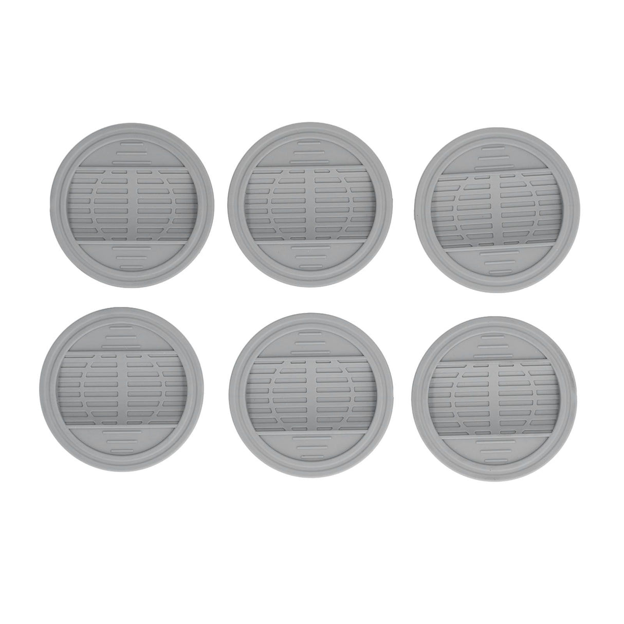 6PCS Rubber Furniture Pads Stoppers Floor Protector for Bed Office Chair Cabinet Sofa Closet Wheels