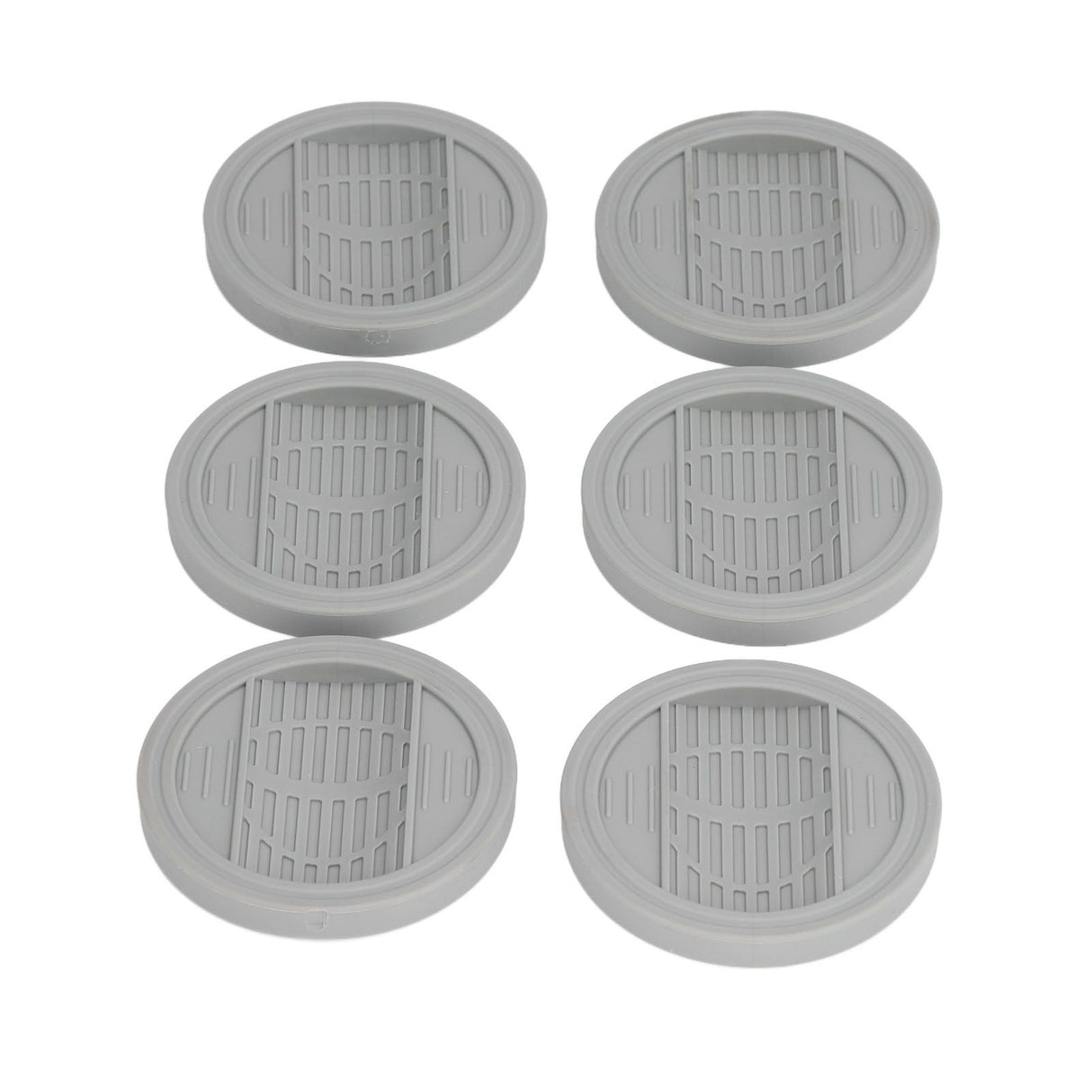6PCS Rubber Furniture Pads Stoppers Floor Protector for Bed Office Chair Cabinet Sofa Closet Wheels