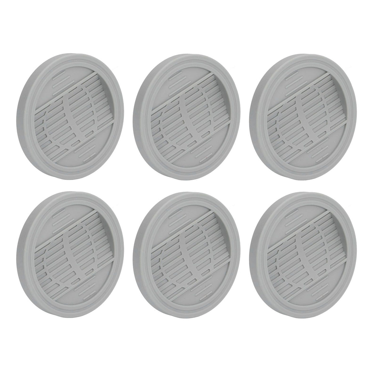 6PCS Rubber Furniture Pads Stoppers Floor Protector for Bed Office Chair Cabinet Sofa Closet Wheels