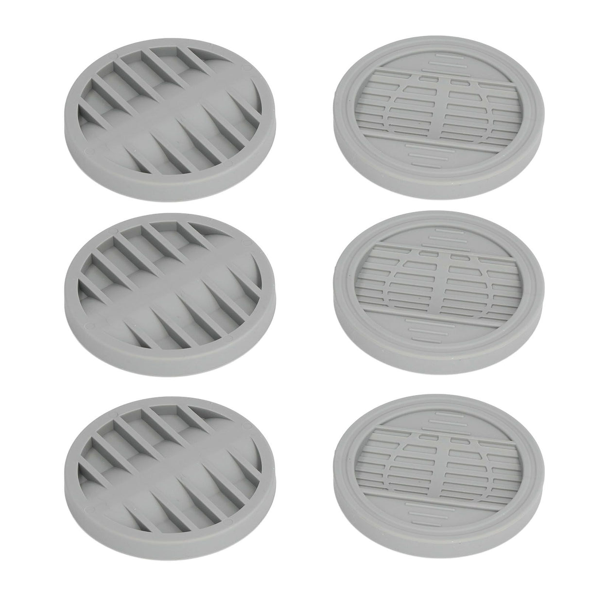6PCS Rubber Furniture Pads Stoppers Floor Protector for Bed Office Chair Cabinet Sofa Closet Wheels