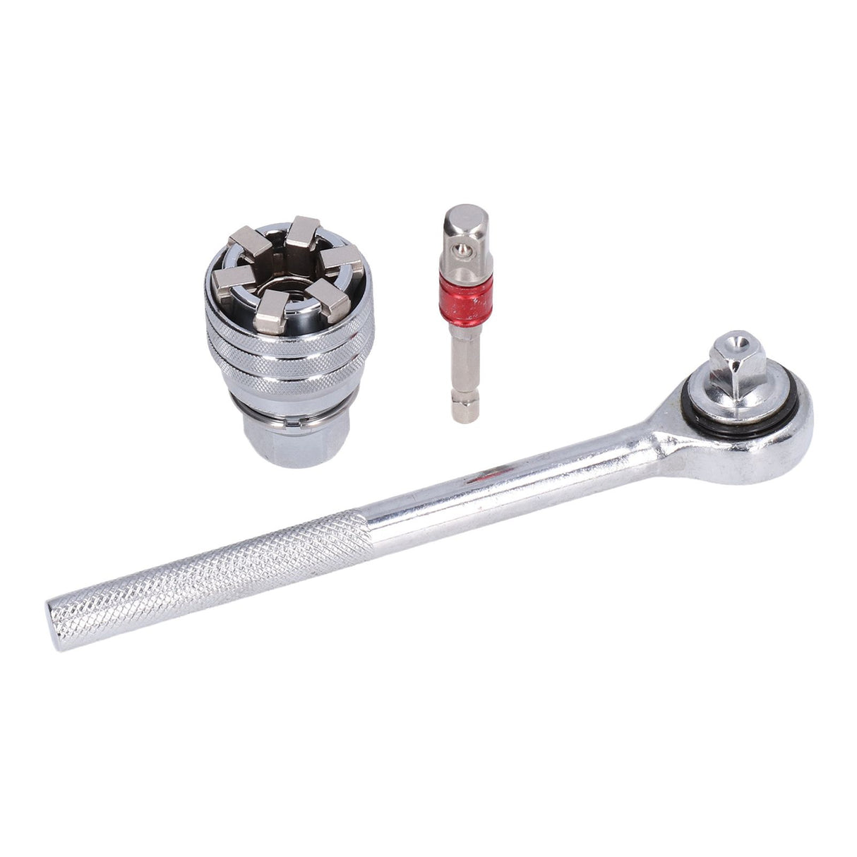 Universal Socket Wrench Tool 10‑19mm Adjustable Wrench Set Chrome Vanadium Steel for Home Improvement