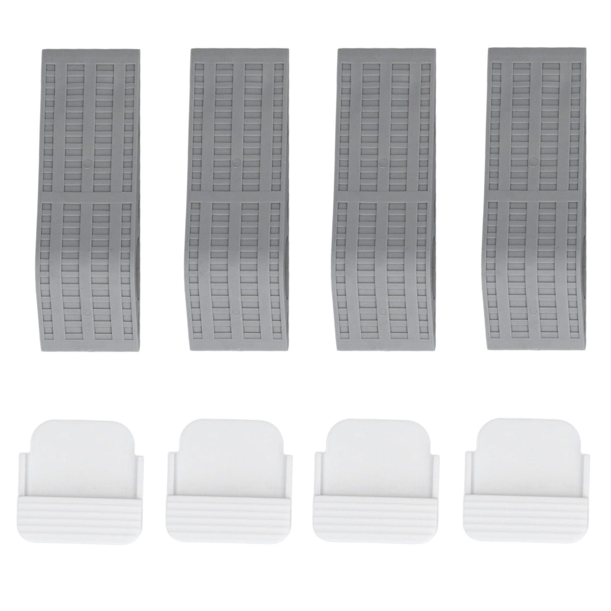 4Set Door Stoppers Non Slip Rubber Door Bottom Stop Wedge Accessories for Home Improvement