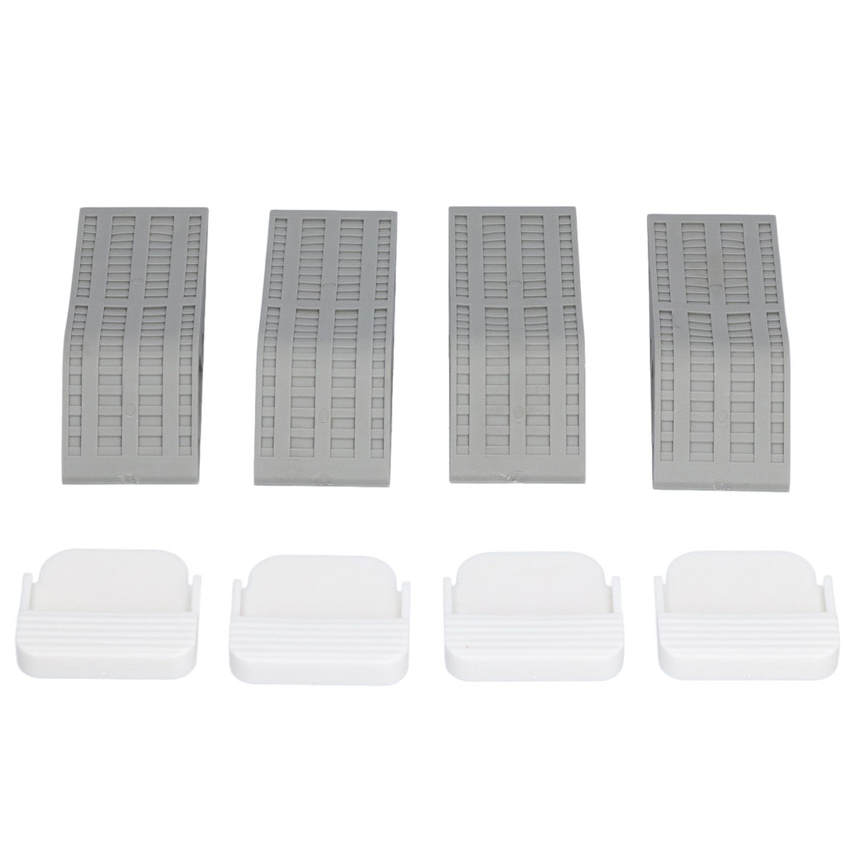 4Set Door Stoppers Non Slip Rubber Door Bottom Stop Wedge Accessories for Home Improvement